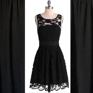 Like New Modcloth When the Night Comes Dress